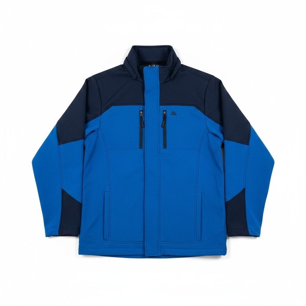 SNOZU Performance Boys Softshell Jacket Colorblock Blue XL Active Outdoor Casual